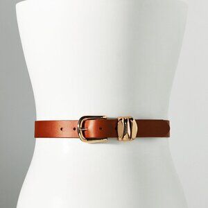 NWT Anthropologie Structured Keeper Belt, Size XL
